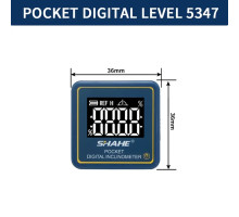 Mini digital rechargeable inclinometer SHAHE Pocket