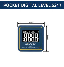 Mini digital rechargeable inclinometer SHAHE Pocket