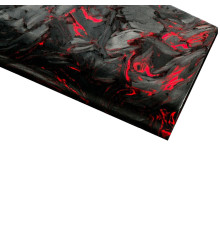Феткарбон накладки Fat Carbon Fiber Dark Red 116x31x5мм