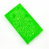 Jewelry epoxy resin Squama Pattern onlays green 130x50x8mm