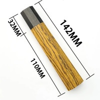 Заготівля під рукоятку для японського ножа Golden Sandalwood/Ebony