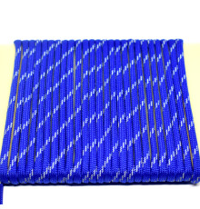 Guardian Paracord 550 POLICE Blue Neon (Blue) 1m Reflective