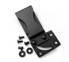 Plastic holster with 90 degree rotation