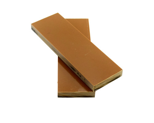   Knife handle pads G10 London Tan (light brown) 125x40x9.2mm (pair)