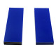   Накладки G10 для рукояті ножа Blue (синій) 125х40х9.5мм (пара)