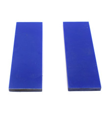 Overlays G10 for the handle of the knife Blue (blue) 125x40x6.2mm (pair)