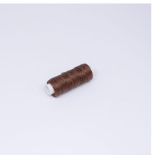 Thread waxed flat 1mm (100m) dark brown mod 020