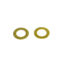 Axial brass washer (pair) 6x10x0.2mm