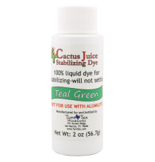Teal Green Cactus Juice Color Stabilizer 2 oz (56.7 grams)