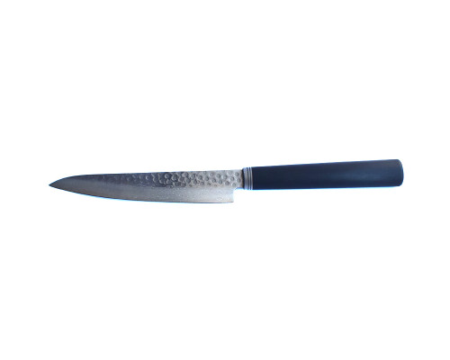 Kitchen Knife Japanese Petty series Hammered Damascus Steel