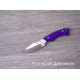 Micarta slips No. 92110 purple 6.2x80x130 mm