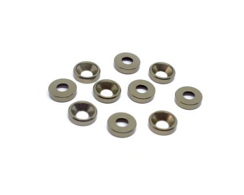 Decorative anodized washer 10/4mm (gray)