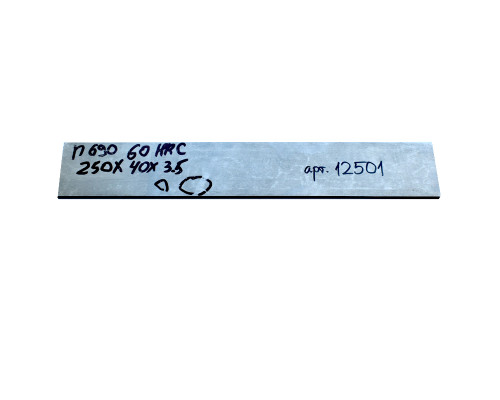  Strip steel N690 (heat-treated) 250x40x3,4mm