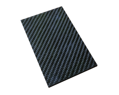 Linings carbon No. 93011 twill small (3 K) 4x80x130 mm