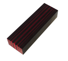 Bar Mikarta No. 95390 Color black red striped 25x40x130mm