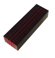 Bar Mikarta No. 95390 Color black red striped 25x40x130mm