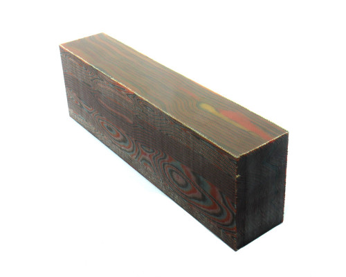 Micarta bar No. 95490 Eco-wood (red) 25x40x130mm
