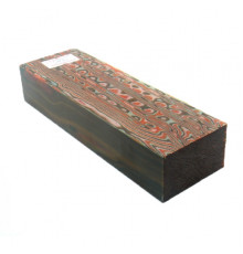 Micarta bar No. 95490 Eco-wood (red) 25x40x130mm