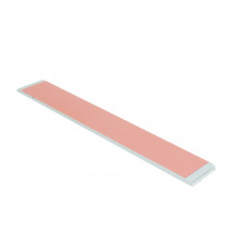 Aluminum blank with adhesive tape 161x25x3mm edges 45 degrees