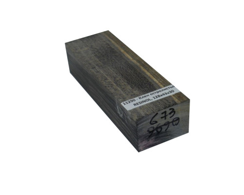 Stabilized wood bar Norway maple, RESINOL, 128x43x30