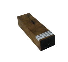 Stabilized wood bar Cap camphor, RESINOL, 127x37x29