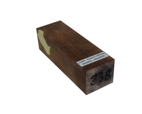 Stabilized wood block Birch hybrid, RESINOL, 135x43x37