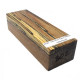 Stabilized wood bar Beech Spalt CRYLAT 139x45x33