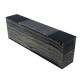Micarta bar No. 95530 Zebrano 25x40x130 mm. synthetic fabric, brown-beige-black