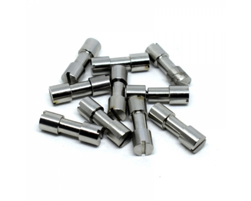 Coupler - head 8mm, neck 6mm, thread M4 (Stainless steel) reinforced 10 pieces