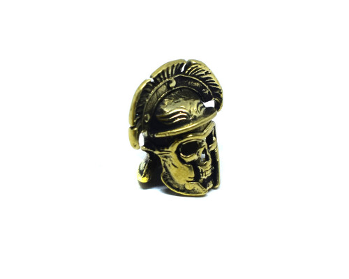 Lanyard bead Gladiator skull (bronze)