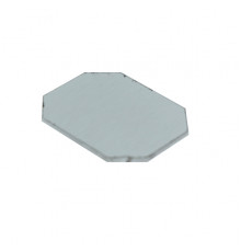 Octagonal stainless steel spacer 24x19x1mm without hole