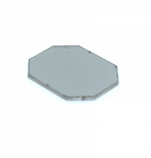 Spacer stainless steel octagonal 27x21x1mm without hole