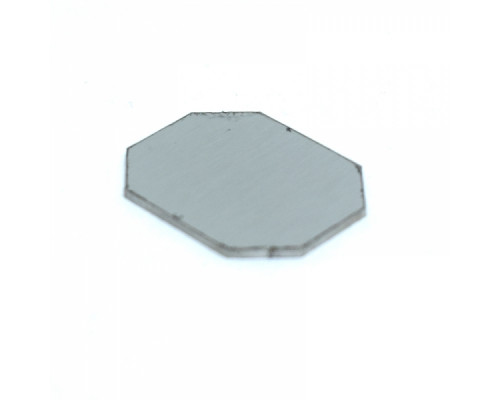 Spacer stainless steel octagonal 27x21x1mm without hole