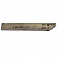 Strip steel 95x18 58HRC 220x32x4.4mm (heat treated) (No. 5)