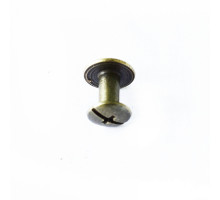 Belt screw antique bronze 8mm