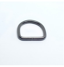 Half rings black nickel 26mm