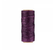 Thread waxed flat 1mm (100m) purple mod 052