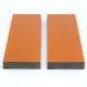  Overlays G10 for the knife handle Orange-Beige-Black (orange-beige-black) 125x40x9.4mm (pair)