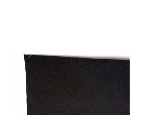 Fiber vulcanized 0.8 mm black 125 mm x 240 mm