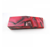 Acrylic block Acrylic 120x40x25 mm Red Pearl