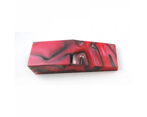 Acrylic block Acrylic 120x40x25 mm Red Pearl