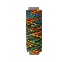 Thread waxed flat 1mm (100m) multi-colored