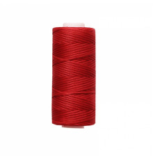 Thread waxed flat 1mm (100m) red mod 049