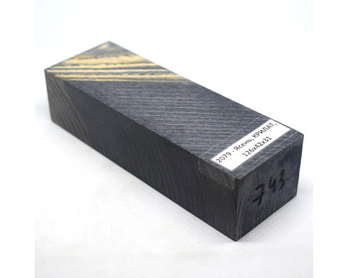 Preserved wood block Ash, CRYLATE, 126x42x31
