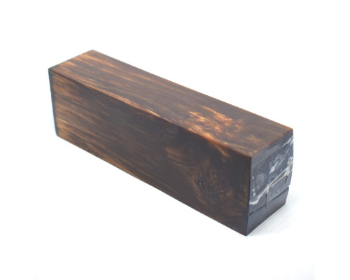 Stabilized wood block Apple root, CRYLATE, 130x41x31