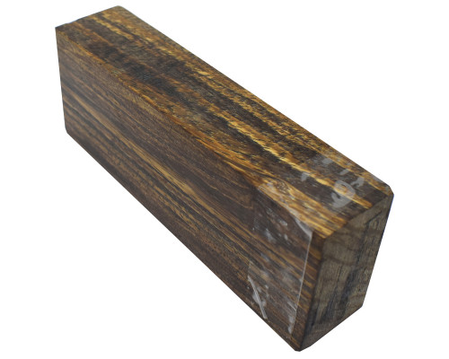 Stabilized wood block Zebrano CRYLATE 126x48x28