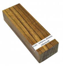 Стабілізована деревина брусок Зебрано RESINOL 108х43х28
