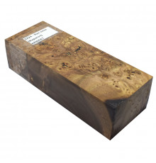 Стабілізована деревина брусок Кап вяза (Карагач) КРИЛАТ 126х46х33
