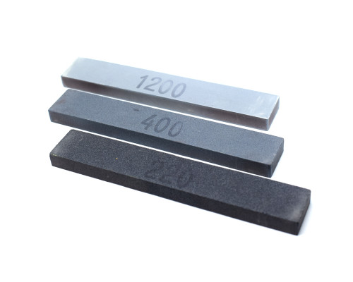 A set of silicon carbide abrasives (3 pcs.) 150x25x10 mm