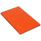 Micarta slips No. 92070 orange with fabric tex 6.2x80x130 mm